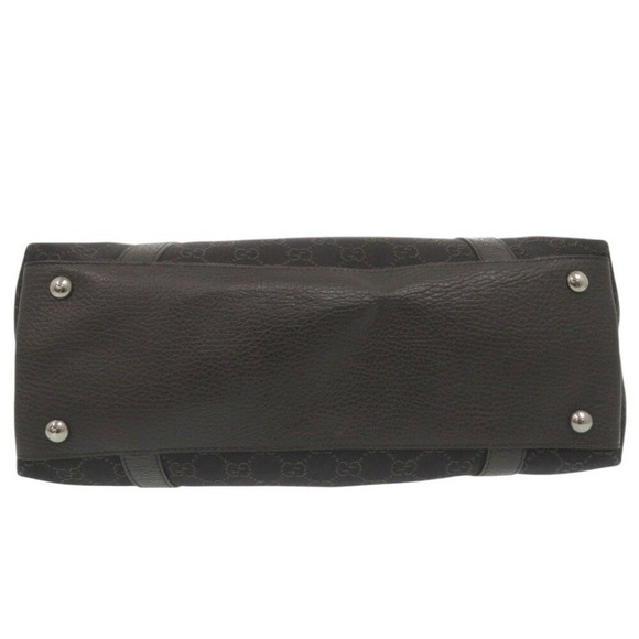 GUCCI Brown Leather Tote Bag - Picture 4 of 11